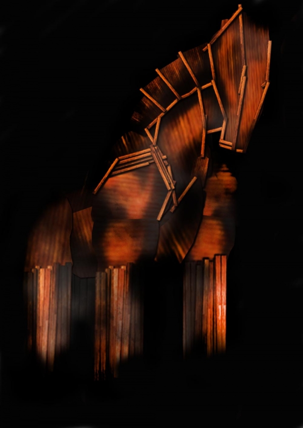 Creation of horse of troy: Step 6